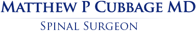 Matthew P Cubbage MD Spinal Surgeon